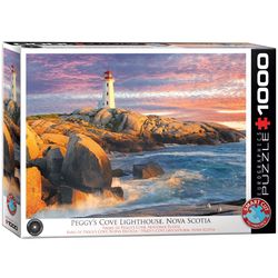 Eurographics puslespill 1000 Peggy Cove Lighthouse N.Scotia  1000 biter - Eurographics 