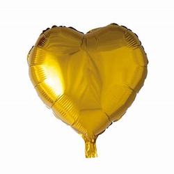 Folieballong - Hjerte 46cm Sølv - Salg