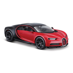 Maisto 1:24 Bugatti Chiron Sport Rød og sort - Modellbiler