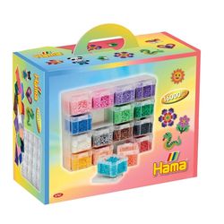 Hama Midi Storage Box Set 16 pcs incl 16.000 beads Oppbevaringsboks - hama