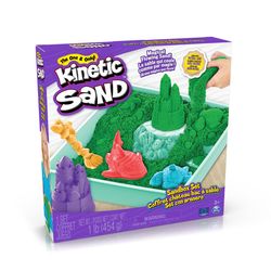 Kinetic Sand Sandbox Set Grøn - Kinetic sand