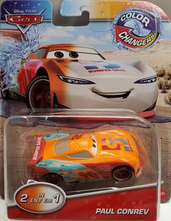 Pixar Cars Color Changers - Paul Conrev Paul Conrev - Leiker