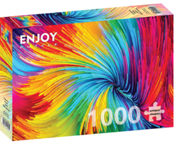 Enjoy puslespill 1000 Colorful Paint Swirl 1000 biter - Enjoy puzzle