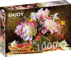 Enjoy puslespill 1000 Peonies Beauty 1000 biter - Enjoy puzzle