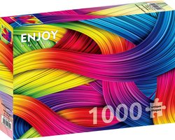 Enjoy puslespill 1000 Knitting Rainbows 1000 biter - Enjoy puzzle