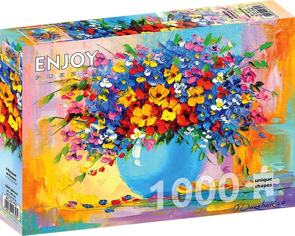 Enjoy puslespill 1000 A Bouquet of Flowers 1000 biter - Enjoy puzzle