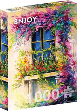 Enjoy puslespill 1000 Blooming Balcony - levering i Mai 1000 biter - Enjoy puzzle