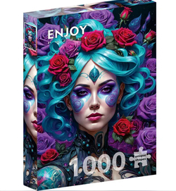 Enjoy puslespill 1000 Gothic Flowers Portrait - levering i Mai 1000 biter - Enjoy puzzle