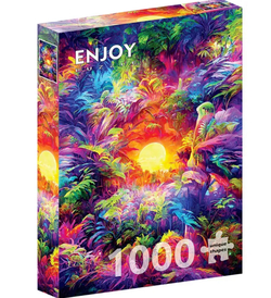 Enjoy puslespill 1000 Rainbow Tropic - levering i Mai 1000 biter - Enjoy puzzle