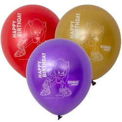 Ballonger 6pk - Sonic Sonic - Bursdag/Fest