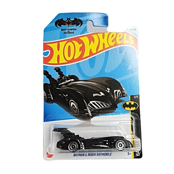 Hot Wheels 1:64 - Batman & Robin Batmobile - Batman Batman og Robin - Hot Wheels