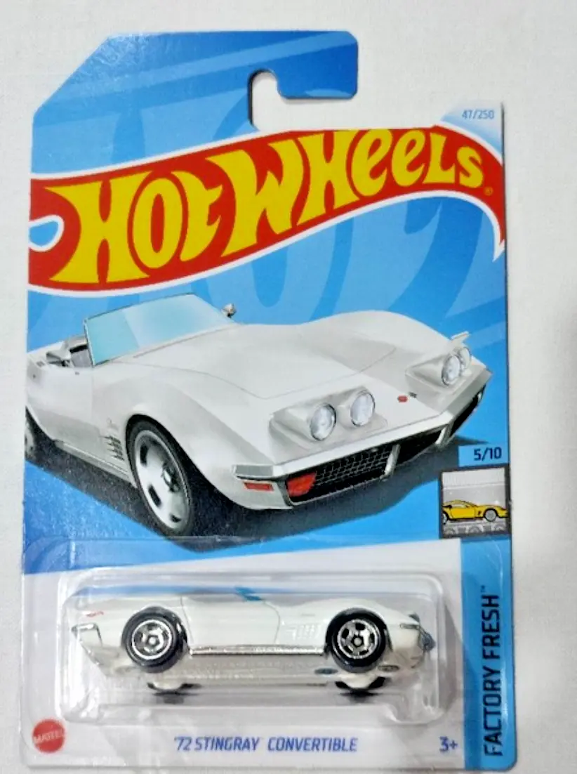 Hot Wheels 1:64 - 72 Stingray Convertible - Factory Fresh Stingray Convertible - Hot Wheels