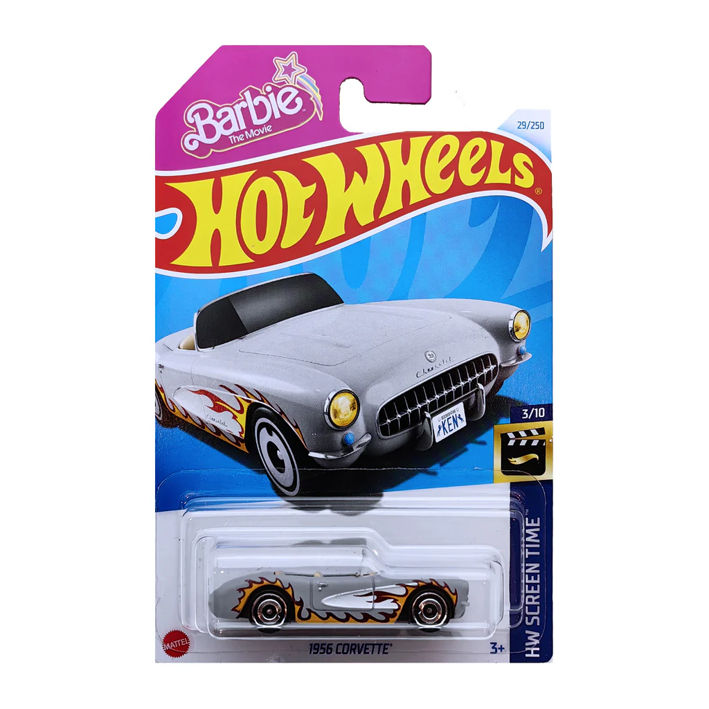 Hot Wheels 1:64 - 1956 Corvette - Hw Screen time 1956 Corvette - Hot Wheels