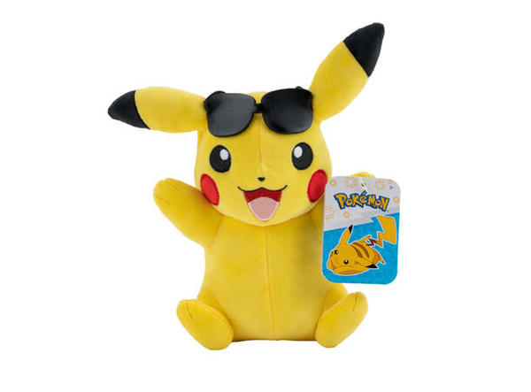 Pokemon pikachu Plysj Summer - 20 Cm Pikachu m/ Solbriller - Salg