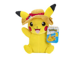 Pokemon Plysj Summer - 20 Cm Pikachu m/ hat - Salg