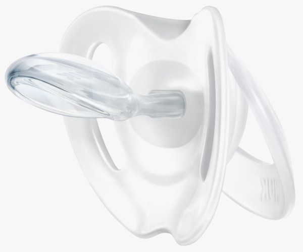 Genius silikonsmokk 2 pk, hvit og turkis hvit og turkis - NUK