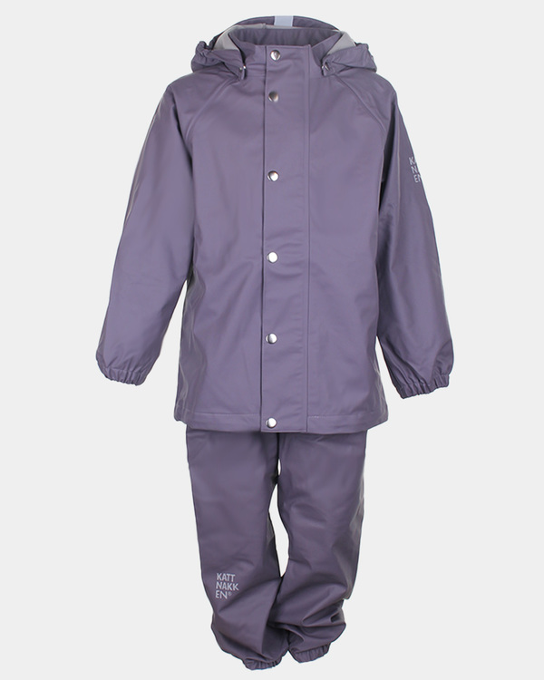 Kattnakken regnsett junior  Blåbærmelk - Kattnakken