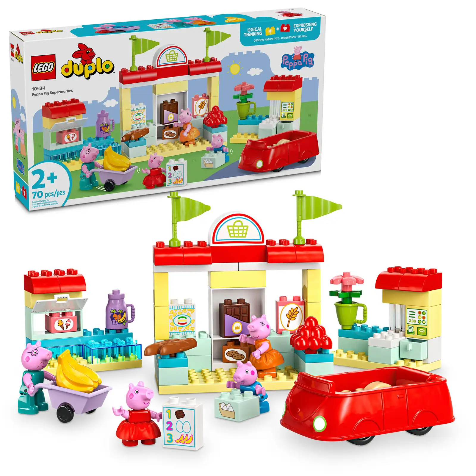 LEGO 10434 Peppa Gris og matbutikken 10434 - Lego duplo