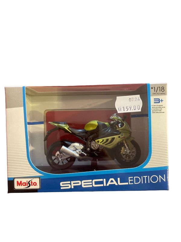 MAISTO 1:18 MOTORSYKKEL BMW S1000RR - Maisto