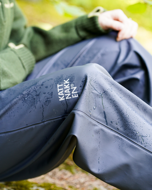 Kattnakken lett regnbukse vaksen  Kattesvart - Kattnakken