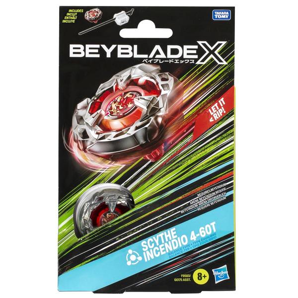 Beyblade Burst BBX Starter Pack rød Scythe incendio 4-60t - Leiker