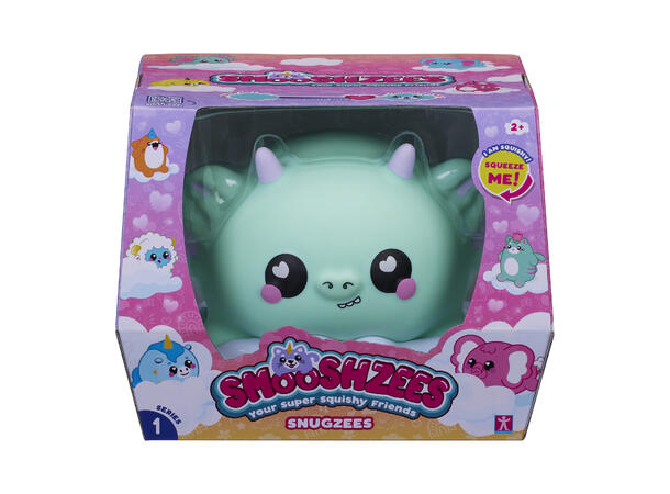 SMOOSHZEES LARGE SNUGZEES - 6 ASS (18CM) Jade - Leiker