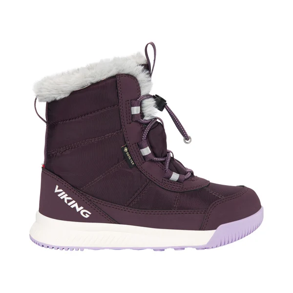 Viking Aery Kids Winter Shoes Purple Gore-Tex Speedlace - vintersko Lilla - Salg