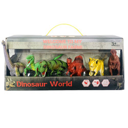 Dinosaursett 6 stk. dinosaus - Småvarer