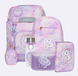 Beckmann Classic skolesekk sett, Unicorn Princess Purple - levering i midten av mai Unicorn princess purple - Beckmann