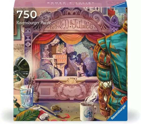 Ravensburger puslespill Art&Soul Romeo & Juliet 750 brikker 756 brikker - Ravensburger