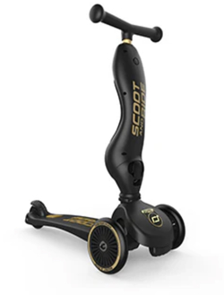 Scoot & Ride sparkesykkel, Highwaykick 1 - Black&Gold Black&Gold - Scoot & Ride