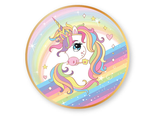 ENGANGSTALLERKEN - UNICORN - 6 STK ENGANGSTALLERKEN - UNICORN - Bursdag/Fest