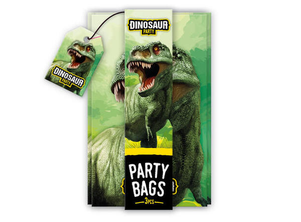 PARTYPOSER - DINO - 3 STK PARTYPOSER - DINO - Bursdag/Fest