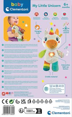 Plush Baby Unicorn My Little Unicorn - Clementoni baby