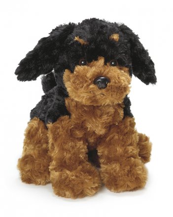 Teddy Dogs 25 cm brun Brun og Svart - Teddykompaniet
