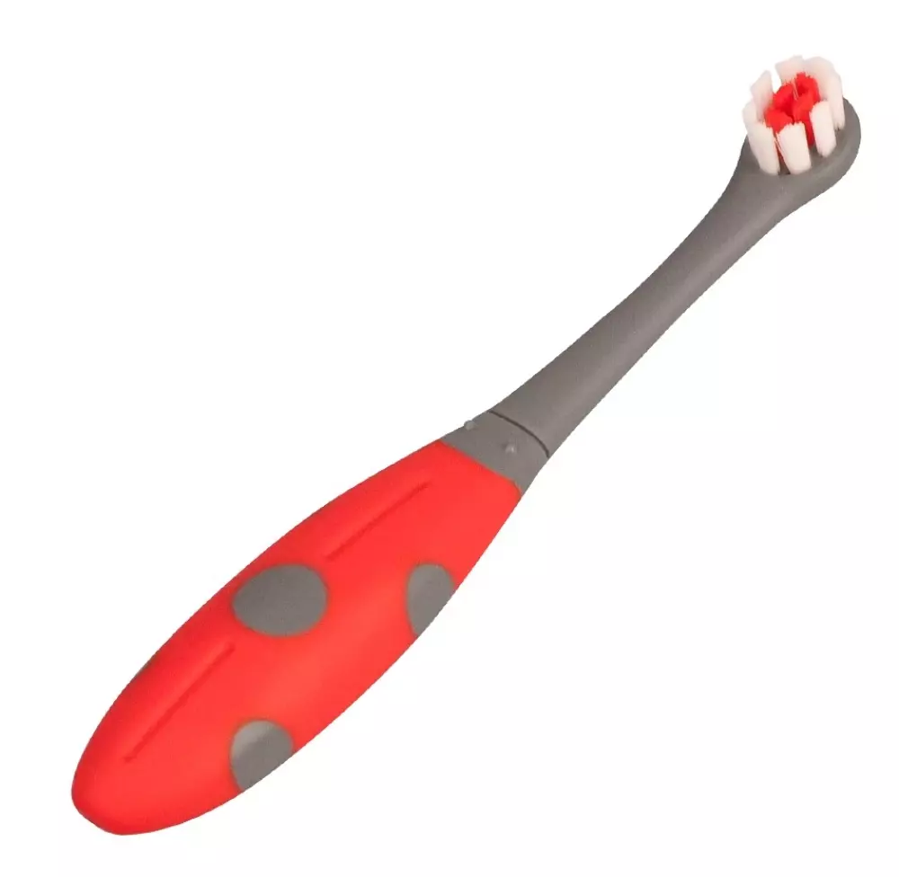 MOMBELLA LADYBUG RED DOT TOOTHBRUSH MOMBELLA LADYBUG RED DOT TOOTHBRUSH - Småbarns Leiker