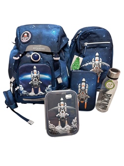 Beckmann Classic skolesekk sett, Space Space - Beckmann