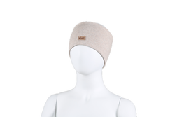 Kivat pannebånd 703-m.82 lys beige med kivat logo 703-m.82 - Kivat