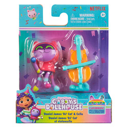 Gabby's Dollhouse Figure & Accessory Set Daniel James DJ cat & cello - Gabby’s Dollhouse