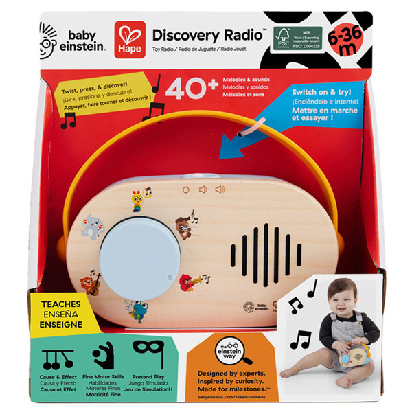 Hape Baby Einstein Learning Radio Discovery Radio - Leiker