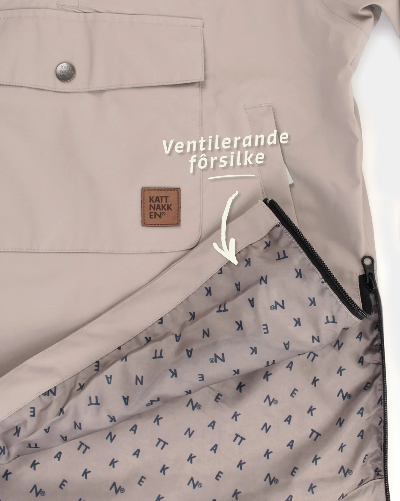 Kattnakken Vind Anorakk - junior Månefjell - Kattnakken