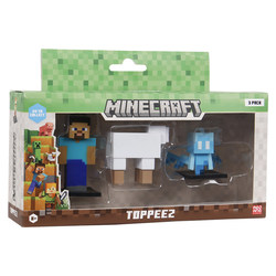 Minecraft 3D Toppeez 3-pk Toppeez Type 7 - Minecraft
