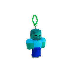 Minecraft Clip On plysj Zombie - Minecraft