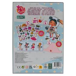 I AM MAGNETIC DRESS UP DOLL MODEL GLITTER GLITTER - Tinka