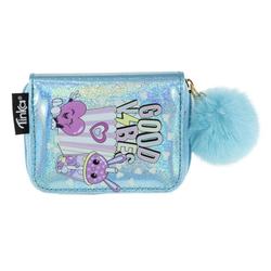 LOMMEBOK GOOD VIBES TINKA WALLET BLÅ - Tinka