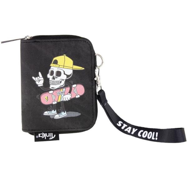 LOMMEBOK SKJELETT M/SKATEBOARD TINKA SKJELETT - Tinka