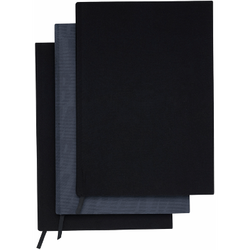 Elastisk bokbind 3 pk, Black  Black 3 pk - Beckmann