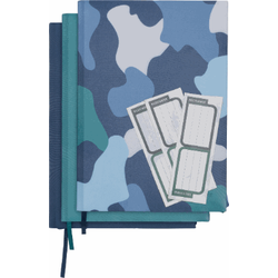 Elastisk bokbind 3 pk, Color Camo Color Camo 3 pk - Beckmann