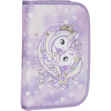 Ettlags pennal med innhold, Unicorn Princess Purple Unicorn Princess Purple - Beckmann
