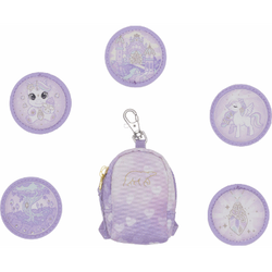 Mini-sekk med buttons, Unicorn Princess Purple Unicorn Princess Purple - Salg